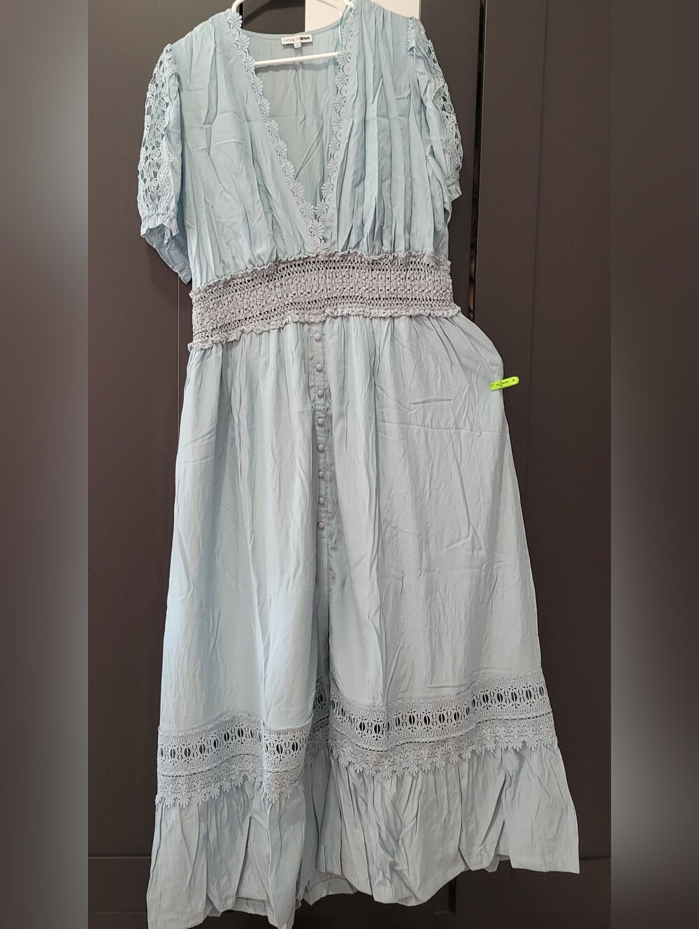 Fashion Nova Cannes Sunset Maxi Dress - 1X